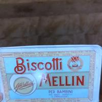 scatola biscotti Mellin vintage