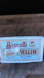 scatola biscotti Mellin vintage