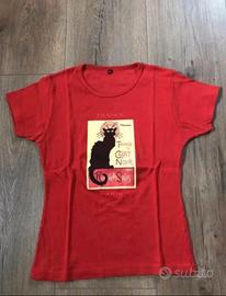 T-shirt Le Chat Noir paris donna taglia XL