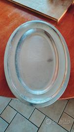 Vassoio ovale da portata in acciaio inox