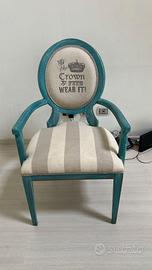 Poltroncina stile Barocco Francese