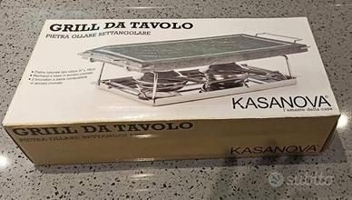 Grill da tavolo in pietra ollare naturale