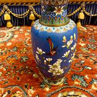 Splendido vaso cloisonne vintage artdeco