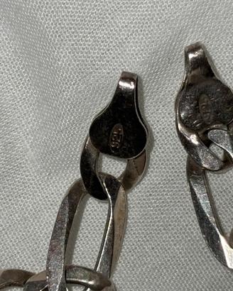 Collana Figaro Argento 925 50cm 20g Uomo
