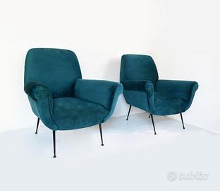 Coppia di poltrone anni 50 - Gigi Radice