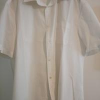 camicia maniche corte bianca 