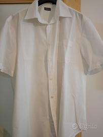 camicia maniche corte bianca 