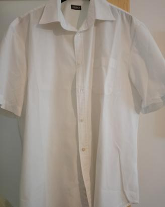 camicia maniche corte bianca 