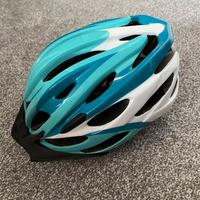 Casco bici monopattino con luce nuovo misura M