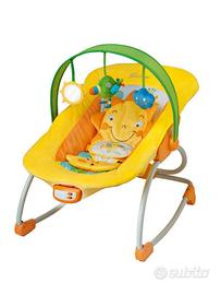 Sdraietta dondolo Giordani gialla in perfette cond