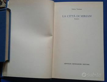 Libro di Fulvio Tomizza - La città di Miriam