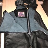 Pantalone stile cow boy pelle per Harliy Davidson