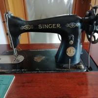 2 MACCHINE DA CUCIRE SINGER IN GHISA DEL 1900 COMP