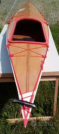 Canoa kayak in legno per bambini