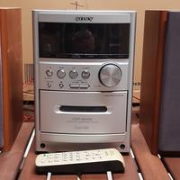 Sony Micro Hi-Fi CMT-NEZ50 CD Musicassetta Telecom