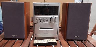 Sony Micro Hi-Fi CMT-NEZ50 CD Musicassetta Telecom