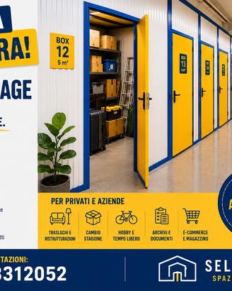 Box di diverse dimensioni, spazio alle tue cose