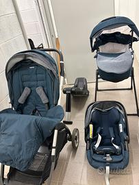 Trio inglesina electa + base isofix auto