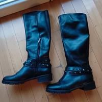 Stivali al ginocchio con borchie Isabella Lorusso