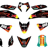 Kit adesivi racing per ktm 690 supermoto R