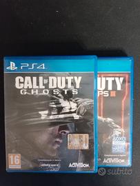 call of duty Ghost e black ops 3