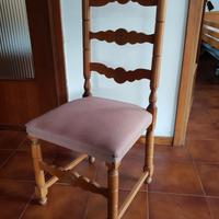 COPPIA DI SEDIE CLASSICHE IN  LEGNO