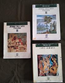 3 libri storia dell'arte italiana Argan 