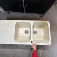 Lavello in fragranite, come nuovo, alta qualità