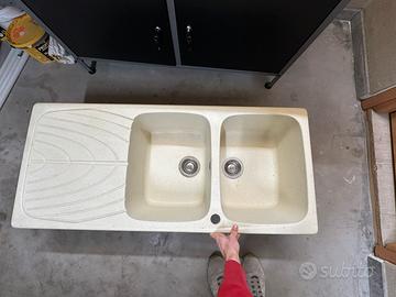 Lavello in fragranite, come nuovo, alta qualità