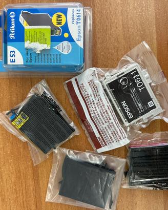 5 Cartucce Compatibili Stampant Epson Stylus T0611
