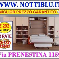 Letto a Scomparsa 2 piazze_12 rate €292 TASSO ZERO