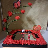 Soprammobile Floreale Decorativo 