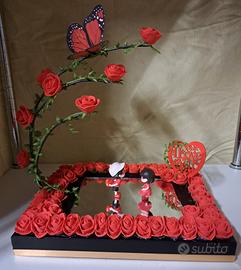 Soprammobile Floreale Decorativo 