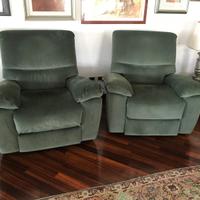 Coppia poltrone reclinabili