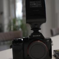 Sony A7 Mirrorless 49.000Scatti + Flash + Batterie