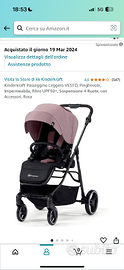 passeggino kinderkraft rosa