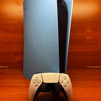 Playstation 5 Digital - scocche azzurre