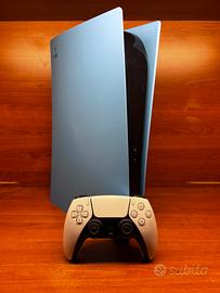 Playstation 5 Digital - scocche azzurre