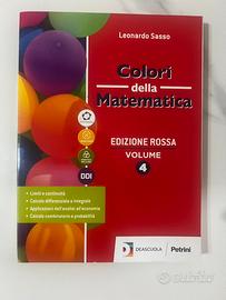 Colori della Matematica Edizione Rossa Volume 4