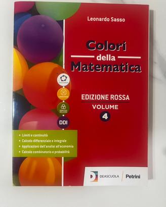 Colori della Matematica Edizione Rossa Volume 4