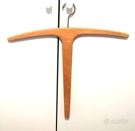 Grucce Appendiabiti Stampelle legno anni 40/50