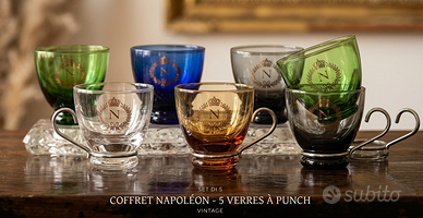 Set 5 Bicchieri Vintage con Manico – Stile Impero