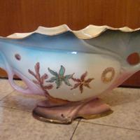 Ceramica smaltata vaso lampada vela Aladino 34x10