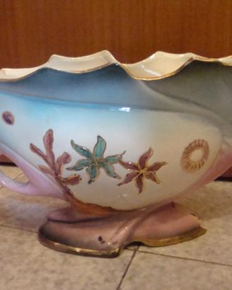 Ceramica smaltata vaso lampada vela Aladino 34x10