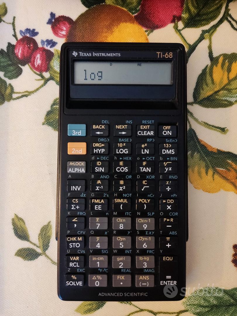 Calcolatrice scientifica programmabile TI-68 - Collezionismo In vendita a  Asti