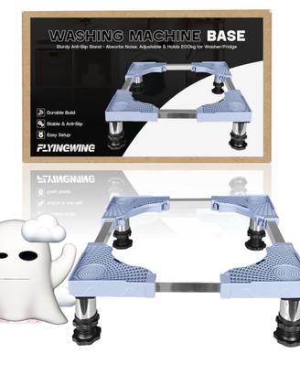 Mini supporto per lavatrice con 4 piedini resisten