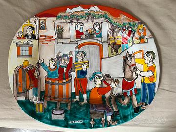 Piatto ovale De Simone 44+34