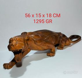 Scultura cinese di pantera 