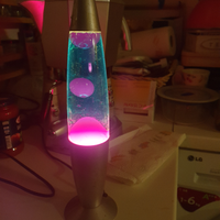 Lampada a bolle vintage icona anni 70