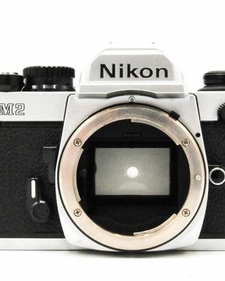 nikon fm2 silver corpo analogico